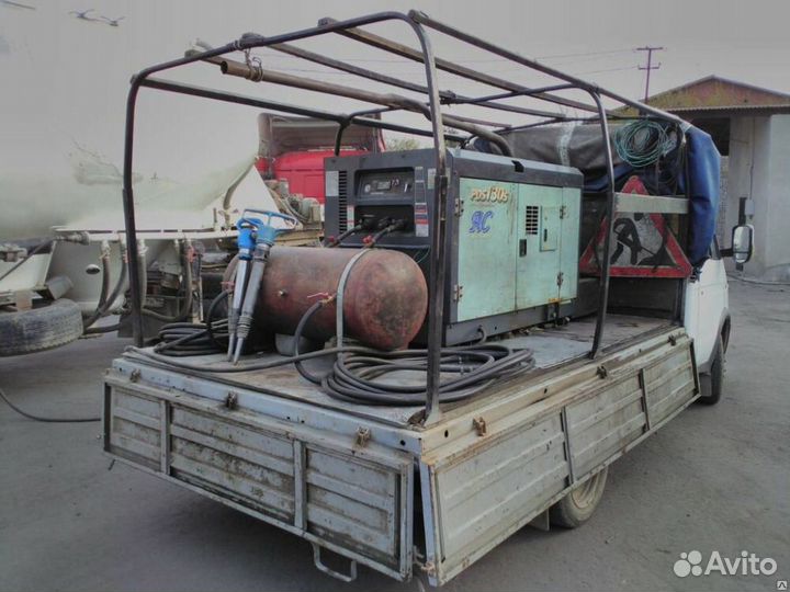 Аренда компрессора с отбойными молотками