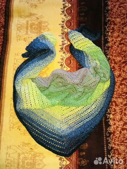 Бактус / шаль крючком