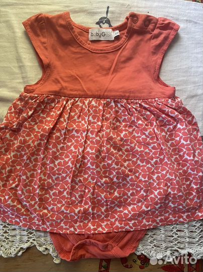 Платье боди для девочки 62