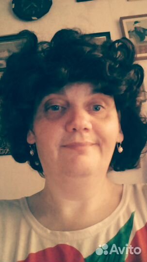 Парик кучерявый