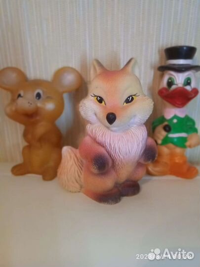 Резиновые игрушки СССР