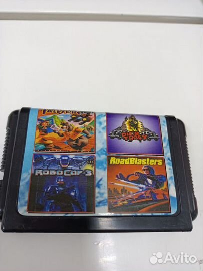 Картридж sega сборник 4 в 1