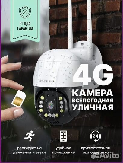 Камера видеонаблюдения уличная ip