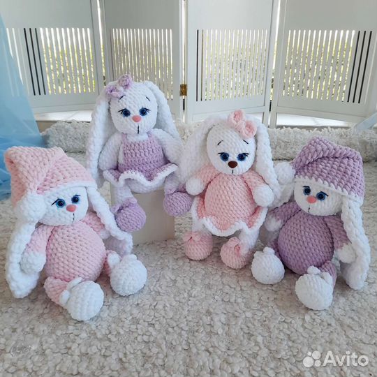 Вязаные плюшевые игрушки