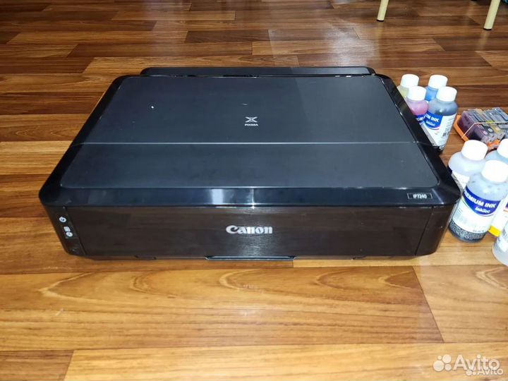 Нерабочий струйный принтер Canon iP7240 +картриджи