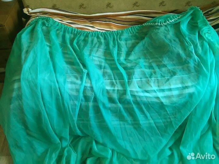 Тюль, штора прозрачная новая 4м, высота 2,3