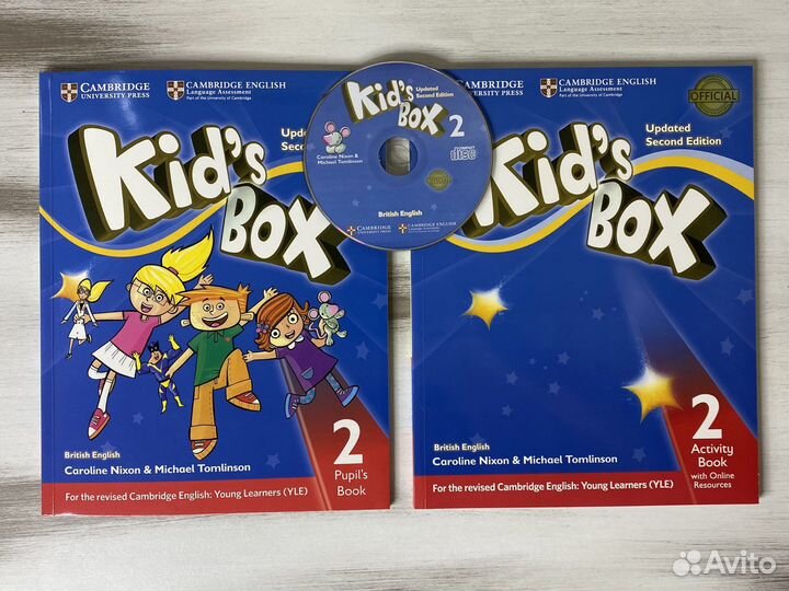 Kid's box 2, комплект (PB,WB,CD)