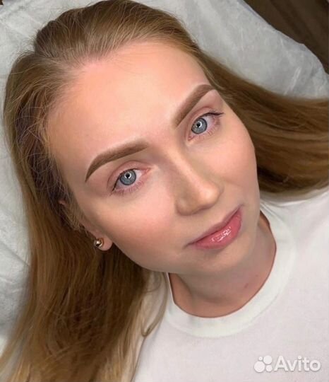 Перманентный макияж бровей губ век