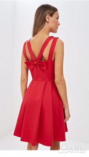 Платье красное вечернее