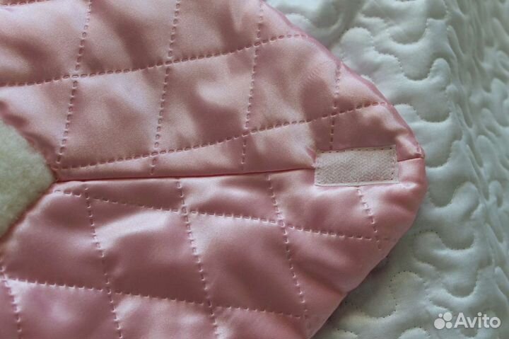 Конверт одеяло на выписку зимний для девочки