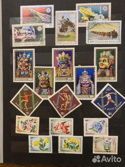 Почтовые марки Польша, Монголия