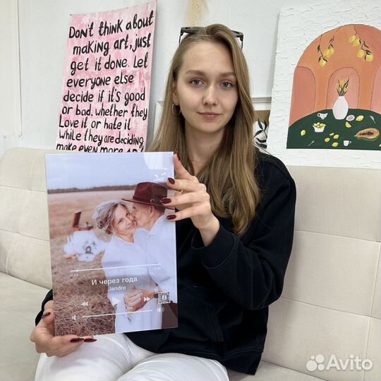 Витраж с фото / Подарок