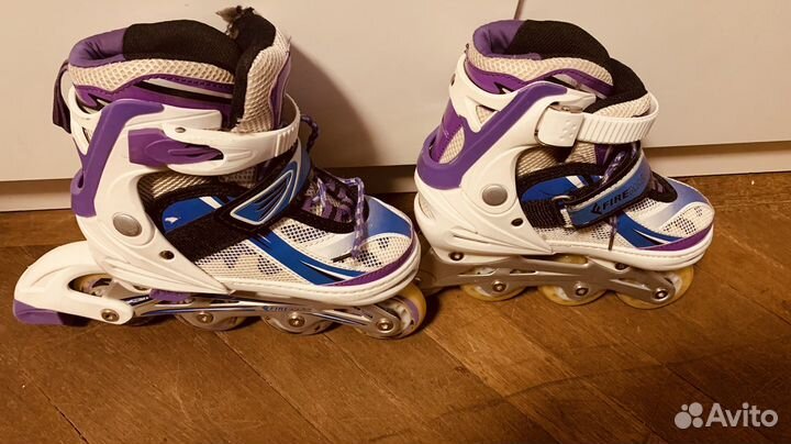 Роликовые коньки детские раздвижные