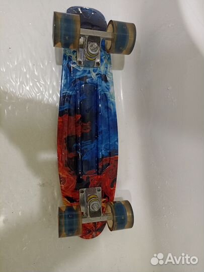 Пенни борд скейтборд со светящимися колесами