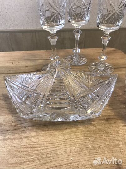 Хрустальная посуда СССР