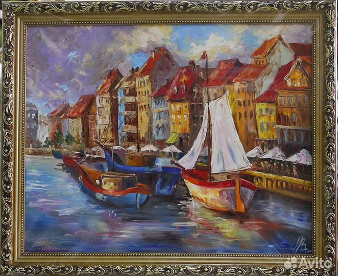 Картина побережья Италии, Испании, Франции