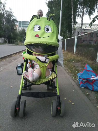 Коляска 2 в 1 трость