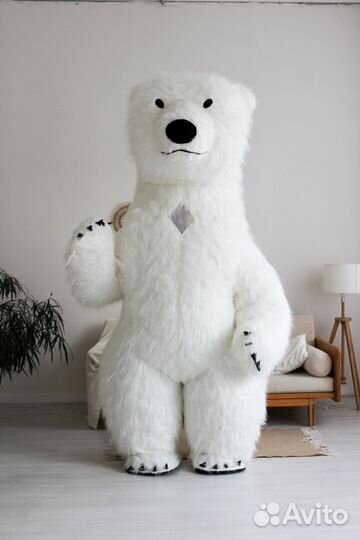 Белый мишка поздравление