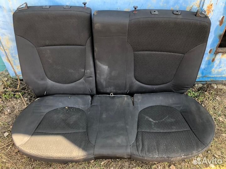 Заднее сиденье hyundai solaris