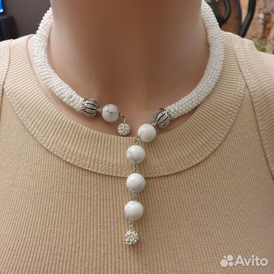 Колье чокер с кохалонгом