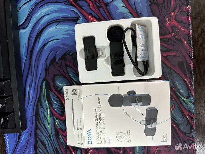 Петличный микрофон boya