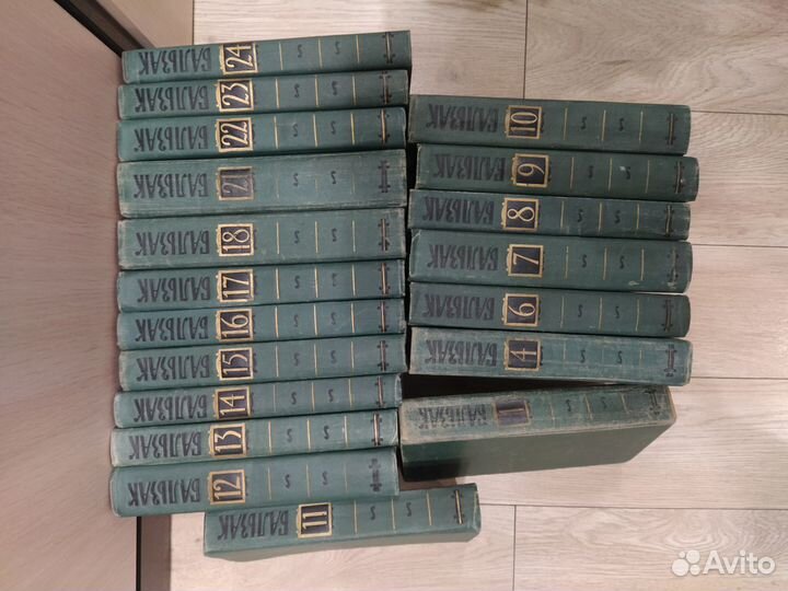 Книги собрание О.Бальзак 24т,1960г (19т)