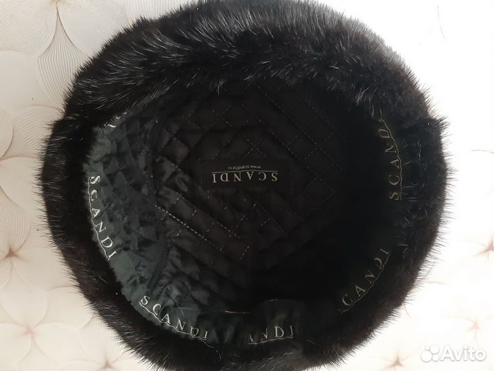 Шапка ушанка норковая мужская