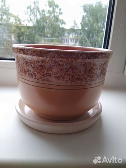 Горшок керамический для цветов