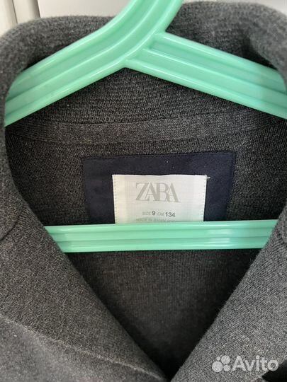 Пиджак шерсть zara детский 134-140
