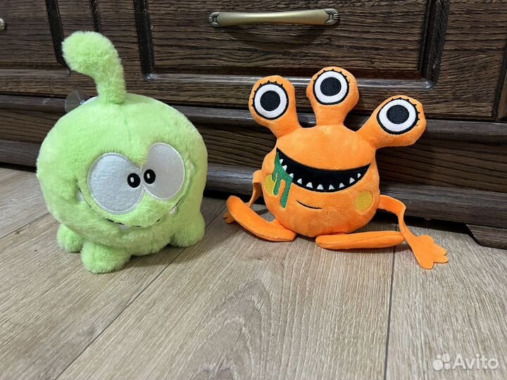Ам-ням и монстрик мягкие игрушки