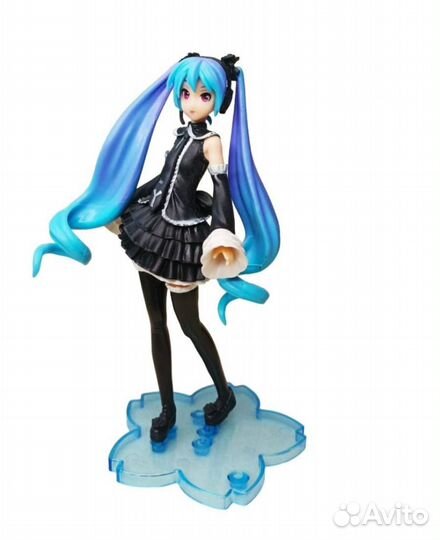 Кукла анимэ Девушка с синими волосами