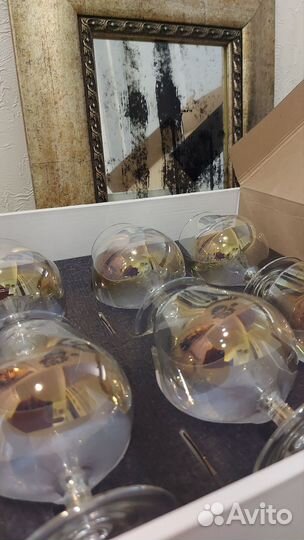 Набор бокалов для бренди, коньяка, новые