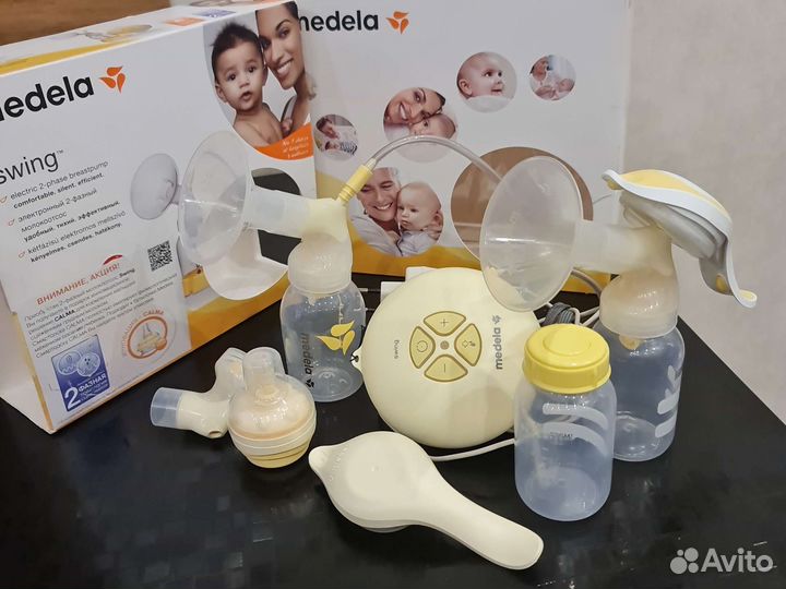 Молокоотсос medela swing электрический + ручной