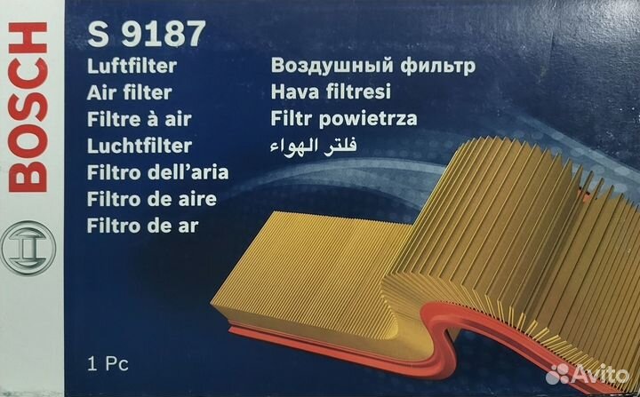 Воздушный фильтр Bosch 1987429187