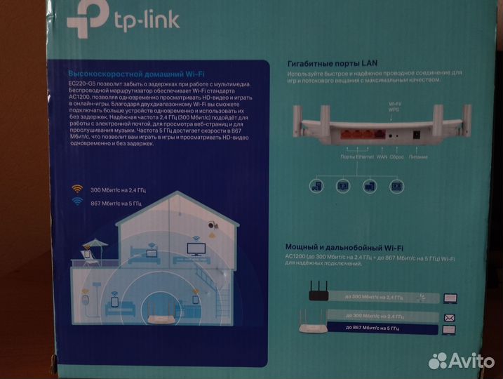 Wifi роутер tp link ec220-G5