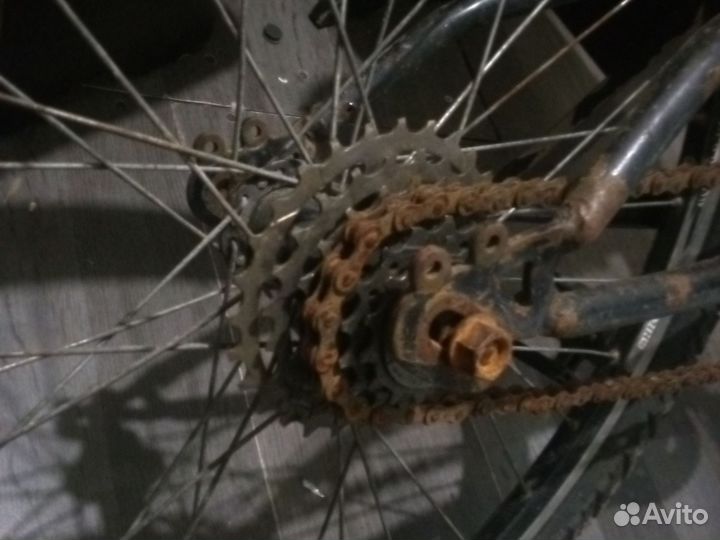 Велосипед двухподвес 24 на запчасти