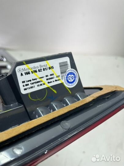 Фонарь внутренний задний правый Mercedes-Benz Gle