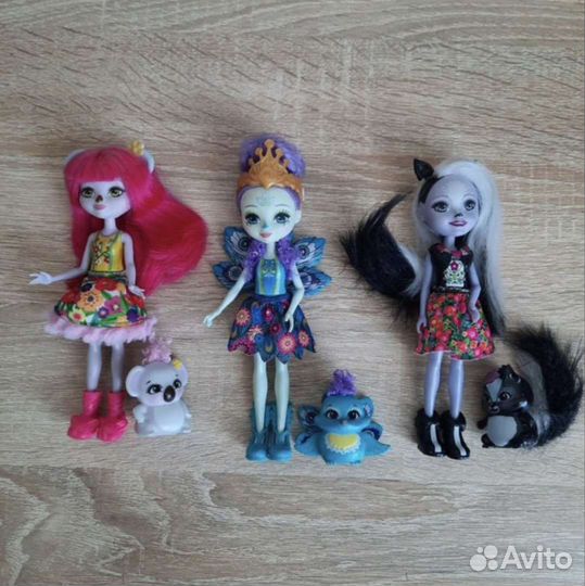 Куклы энчантималс с питомцами