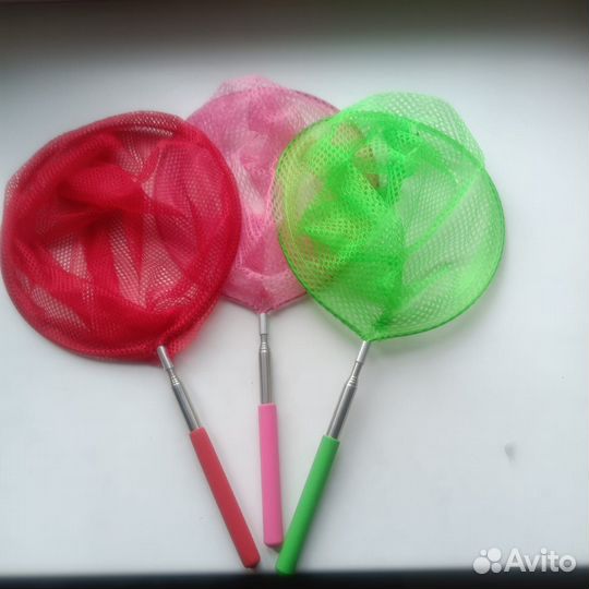 Сачок детский телескопический, раздвижной сачок