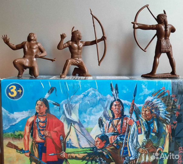 Только полные наборы солдатики индейцы ковбои солд