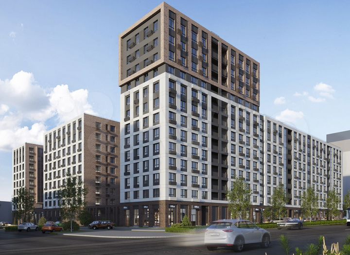 3-к. квартира, 81,8 м², 12/13 эт.