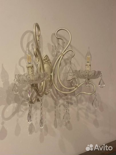 Бра с хрусталем