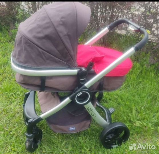 Коляска Чикко Урбан 3 в 1 с автолюлькой