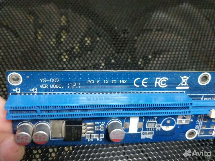 Райзер pci-e, 4 шт, обмен на что-нибудь