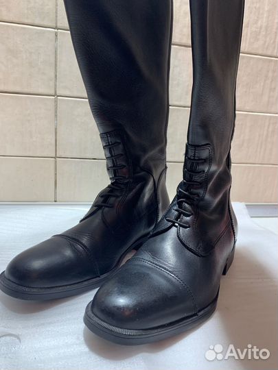 Сапоги для конного спорта Horze Sannina кожаные 39