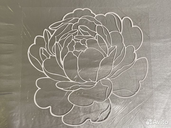 Термопринт пион