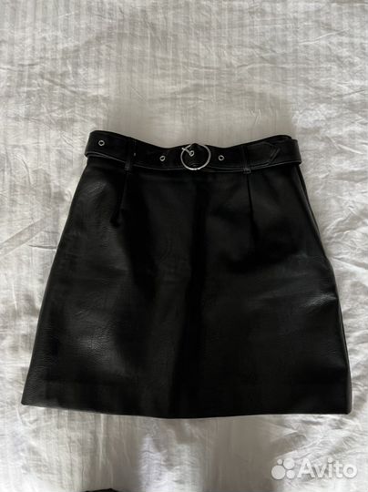 Юбка кожаная H&M