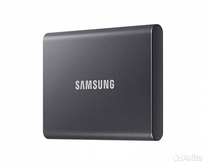 Портативный SSD Samsung T7 500Гб серый