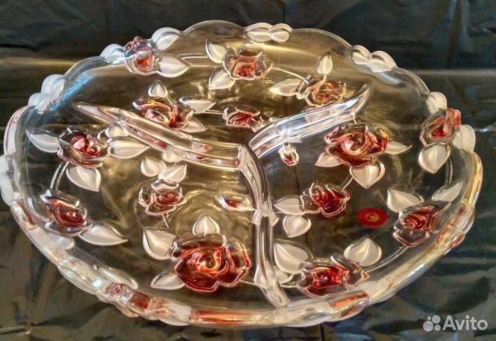 Блюдо(менажница) »Наташа» Walther Glas,Германия