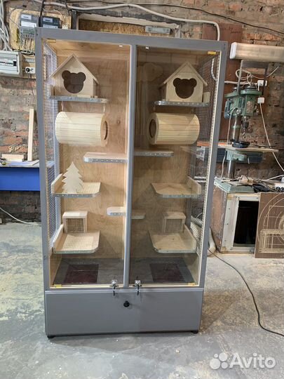 Витрины для шиншиллы,клетки, аксессуары в наличии